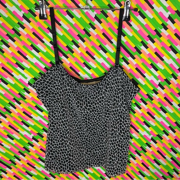 Apostrophe Stretch Adjustable Straps Spaghetti/Tube Top - Picture 1 of 4